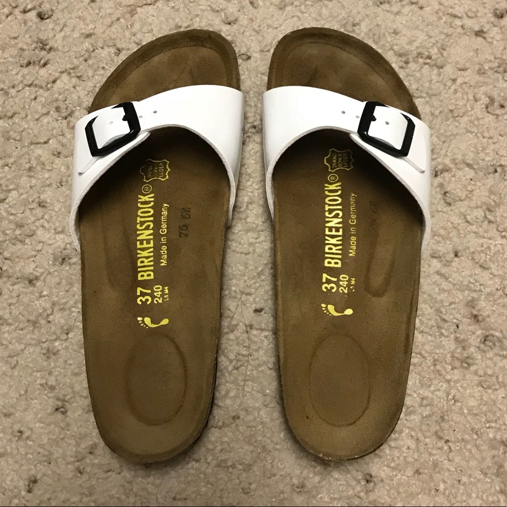 Birkenstocks Madrid Birko-Flor - size 37 narrow